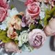 thumbnail image 2 of de flores de peonía artificial grande de 20 "para puerta de Peonías rosas con Puerta de bienvenida floral de granja p Colcomx Corona de puerta de entrada rosa de 50 cm, 2 of 8
