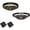 A+B, variant on DD-214 American Woman Veteran Bracelet,Earned Not Given Black Woven Bangle with Vintage American Eagle Patriotic Design,Honor Gift for Female Veterans Service Members Military Women (B,1PC)
