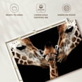 thumbnail image 6 of Elephant Stock Happy Giraffe Family Wall Art - Horizontal Canvas Wall Art - Living Room Wall Decor - Animal Canvas - Black And White Decor - 51" x 34", 6 of 8
