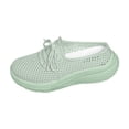 thumbnail image 2 of Norvail Backless Sneakers for Women Mesh Mule Tennis Shoes for Women 2026 Slide on Tennis Shoes Lightweight Breathable No Back Summer Slip on Walking Shoes, 2 of 4