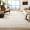 Beige, variant on SAFAVIEH Casablanca Claud Solid Wool Shag Area Rug, Beige, 5' x 8'