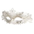 thumbnail image 1 of Máscara de mascarada Hoshin Masquerade Mardi Gras blanca para mujer, 1 of 9