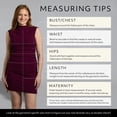 thumbnail image 5 of David’s Bridal, The Edit by DB Studio Women's Formal Double Slit High Neck Sheath Dress, Ankle Length, Crepe, 5 of 8