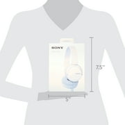 Sony MDR-ZX110 Wired On-Ear Headphones, White