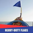 thumbnail image 6 of Solid Color 2ft x 3ft Nylon Pennant Flag - Royal Blue | Durable Outdoor Flag for Events | Ideal for Decorations and Displays | 2ft x 3ft Royal Blue Flag, 6 of 6