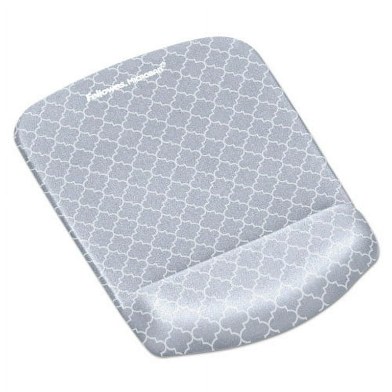PlushTouch Mouse Pad with Wrist Rest, 7.25 x 9.37, Lattice Design PlushTouch Mouse Pad with Wrist Rest, 7.25 x 9.37, Lattice Design
