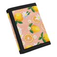 thumbnail image 2 of Chririnla Lemon Daisy Trifold Pouch, Polyester Trifold Card Wallet for Travel, Lightweight Waterproof Tri-Fold Wallet Handbag, 2 of 6