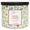 thumbnail image 2 of Mainstays 3-Wick Sugar Cookie Scented Candle with a White Garland Toss Scene Wrap, 13-Ounce, 2 of 6