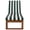 Natural/Hunter Green Stripe, variant on Safavieh Sophie Eucalyptus Wood Outdoor Lounge Chairs, Natural/Navy