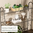 thumbnail image 3 of BENOSS 3 Tier Metal Plant Stand Flower Rack Flower Shelf Flower Pot Display Shelf Home for Living Room Balcony Patio Yard, 3 of 9