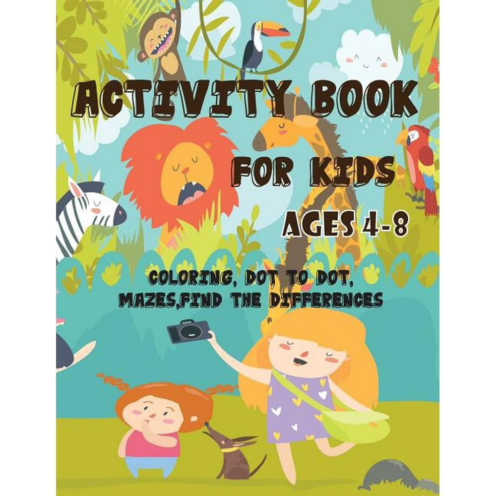 Activity Book for Kids Activity Book for Kids Ages 48 Brain Games