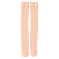 thumbnail image 5 of QSAWXQZ Girls' Knee High Socks Bow Detail Ribbed Knitting Breathable Long Socks 3-12Years, 5 of 7