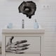 thumbnail image 4 of Teissuly Halloween Human Face Blood Handprint Toilet Toilet Cover Horror Wall Sticker Teissuly WER202309200842, 4 of 8