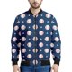 thumbnail image 3 of Chaqueta de béisbol con estampado 3D de moda para hombre, sudadera deportiva de gran tamaño, camisetas de manga larga, chaquetas de bombardero de calle con cremallera, abrigo, 3 of 5