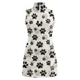 thumbnail image 2 of Shadoumai Girls Tennis Dress Sleeveless 1/4 Zip Athletic Pickleball Dresses with Pockets Workout Running Golf Outfits 4-15Y,Athletic Tennis Girls Dress, 2 of 6