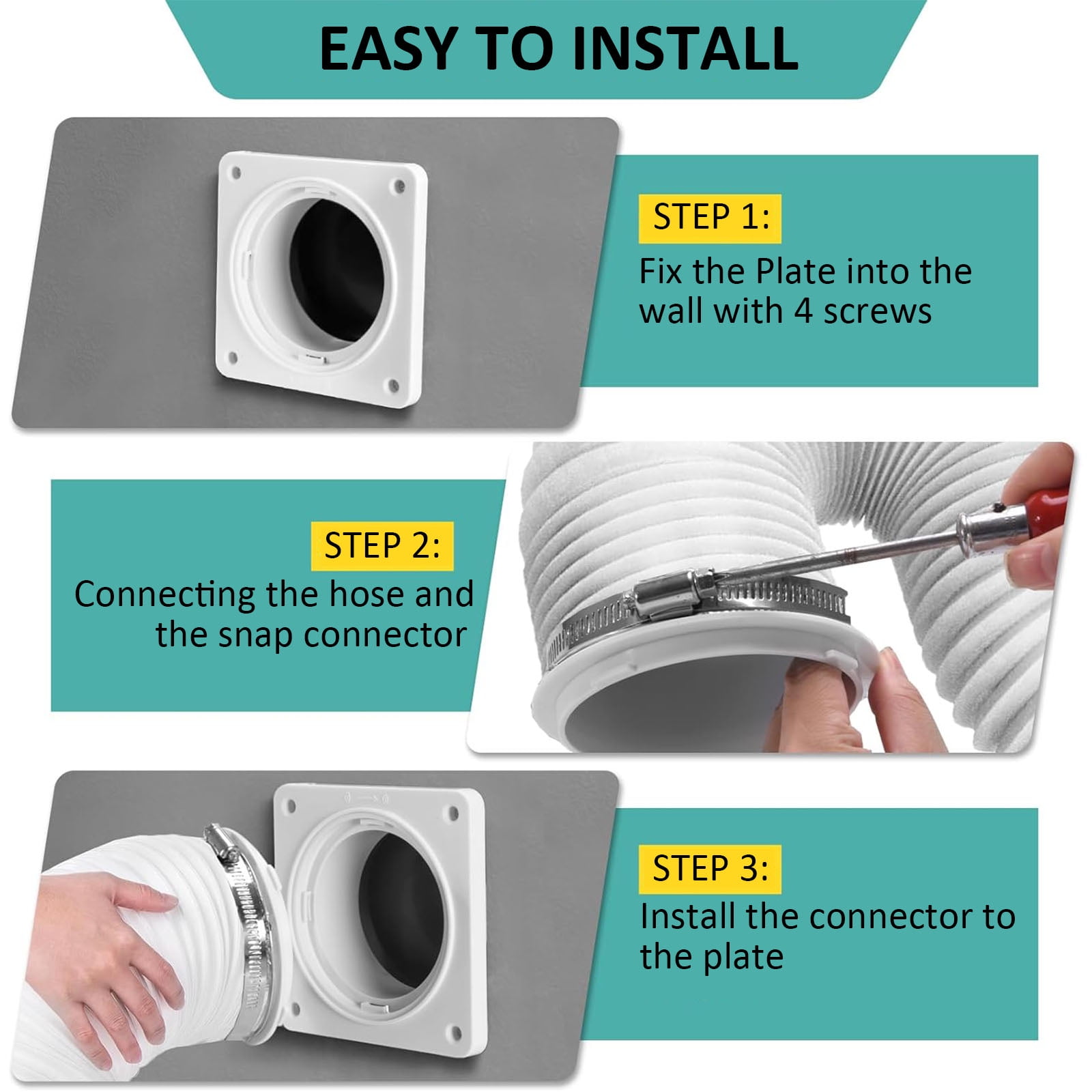 Dryer Vent with Quick Releases Design and Easy Clean Features for Optimal Functionality