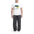 thumbnail image 5 of CafePress - Cool Ukraine Flag Ukrainian Pride Native H Pajamas - Men's Light Loose Fit Cotton Pajama Set, 5 of 7