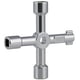 thumbnail image 1 of Llave de armario eléctrico, medidor de Gas, utilidad, llave multiusos de 4 vías, 1 paquete, 1 of 2