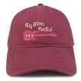 thumbnail image 1 of Trendy Apparel Shop My Mom Rocks Embroidered Low Profile Brushed Cotton Cap - Black, 1 of 2