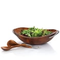 thumbnail image 2 of Nambe Braid Salad Bowl with Servers, 2 of 4