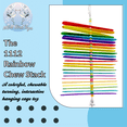thumbnail image 2 of 1112 Rainbow Stick Chewer - Handcrafted chewable bird cage toy, 2 of 8