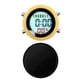 thumbnail image 4 of Reloj despertador digital Reloj digital Reloj despertador controlado por radio a prueba de agua con Amarillo-negro, 4 of 7