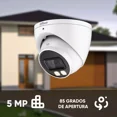thumbnail image 5 of Dahua Cámara Domo HDW1509TNA LED Full Color Resolución de 5MP Lente de 3.6 mm Ángulo de visión 83 Leds para 40 Metros Protección IP67 Micrófono Blanca, 5 of 5
