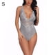 thumbnail image 1 of Mono sexy Mono de cosplay suave Mono de tela con pantalla de encaje para mujeres adultas, Gris, S Noticed XX000036-10, 1 of 7