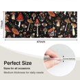 thumbnail image 5 of Colorful Mushroom Bird Black Pattern Kitchen Rug Mat,Kitchen Runner Rugs Non Skid Washable,Decorative Kitchen Floor Mats for Kitchen,Sink,Laundry,17"X47", 5 of 5