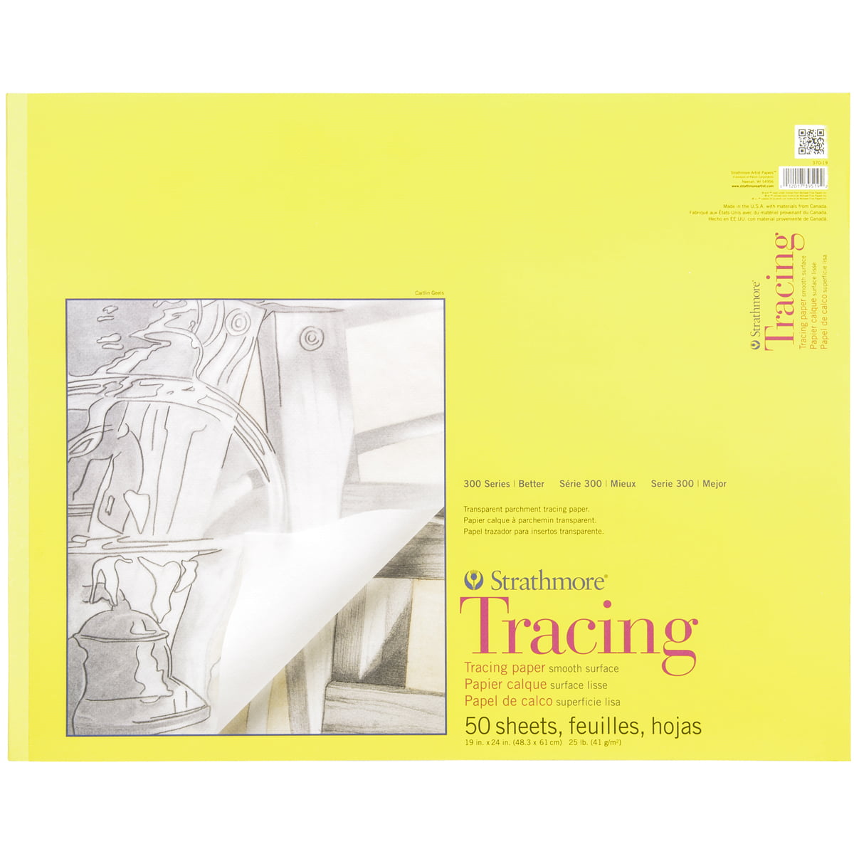 Canson Tracing Paper Pad 19x24" 50 sheets