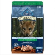 Blue Buffalo Wilderness High-Protein Grain-Free, Puppy Dry Dog Food, Chicken, 24-lb Bag