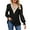Black, variant on SHIBEVER Long Sleeve Tops for Women Plus Size V Neck Puff Long Sleeves Tops Casual Cute Lace Loose Lady Tops Size XXL