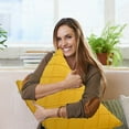 thumbnail image 6 of 2pcs Rectangular pillowcase with striped pattern Simple solid color, 6 of 6