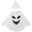 Scary smiley, variant on GYRATEDREAM 0-6T Toddler Kid Baby Girls Boys Halloween Costume White Ghost Cape Cloak Fancy Party Cosplay with Hat