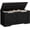 Black, variant on 47.2" Storage Chest, Wooden Lift-Top Bench Trunk with 2 Hinges, Shoe Bench Organizer, White