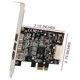 thumbnail image 3 of -pex30016 3 puertos Ieee 1394 Firewire 1394b y 1394a Pcie 1.1 X1 Tarjeta Ti Xio2213b Chipset Requiere pata, 3 of 5