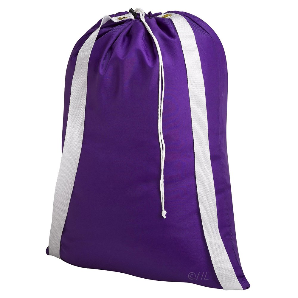 Handy Laundry Backpack Laundry Bag 22" X 28" Purple