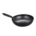 thumbnail image 3 of GUOOL Wok Pan Cookware 32cm Wood Handle Pots Gas Pans General Nonstick Coating Honeycomb, 3 of 9
