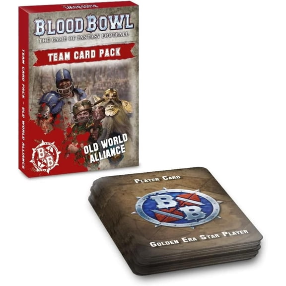 Games Workshop Blood Bowl Old World Alliance Team Card Pack 200-87-60