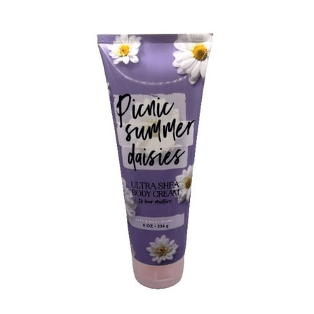 Bath & Body Works Picnic Summer Daisies Body Cream, 8.0 oz, Floral Scent
