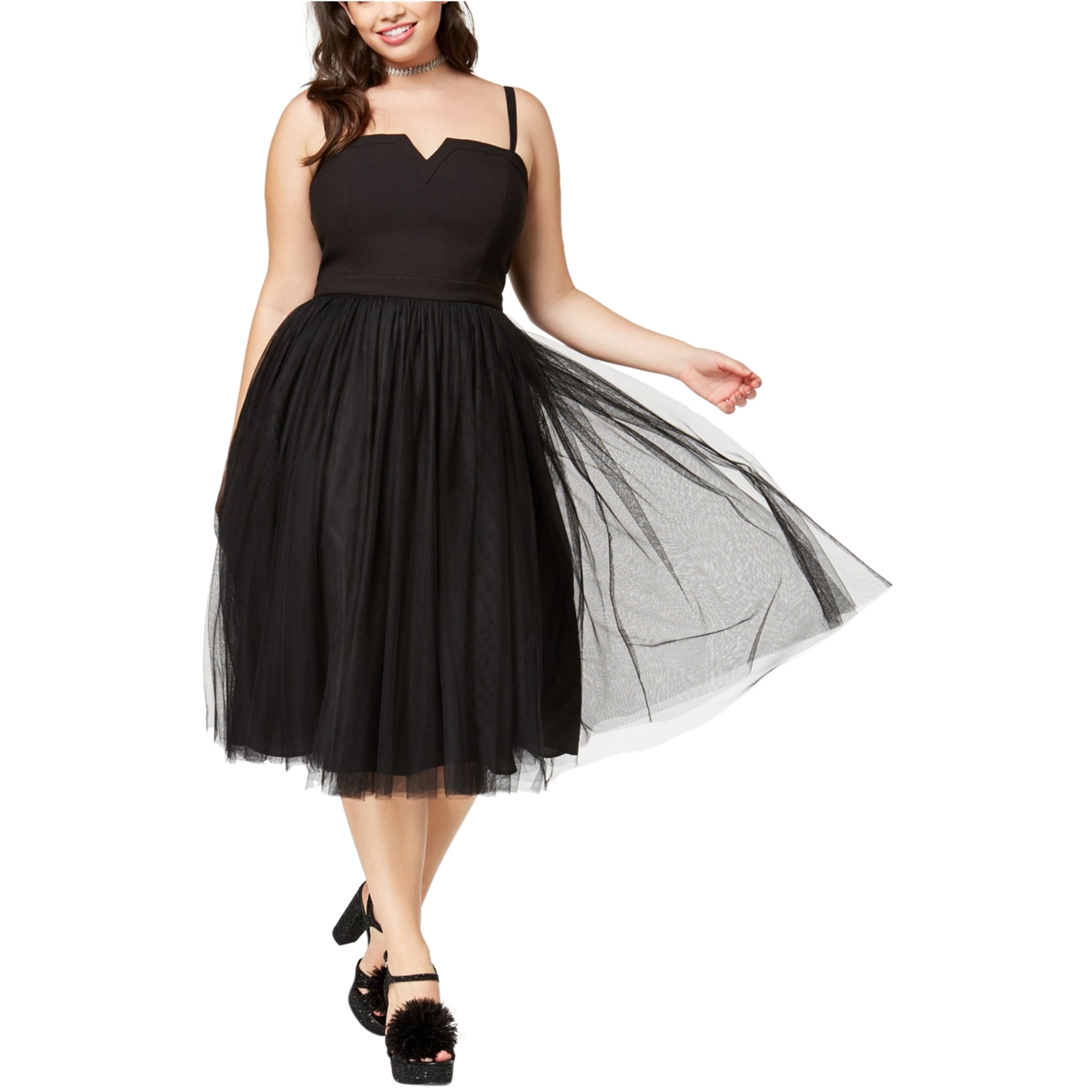 City Chic Womens Tulle Fit ☀ Flare ...