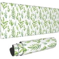 thumbnail image 2 of Green Leaves Gaming Mouse Pad Large Mouse Pad (31.5x11.8 Inch) Non-Slip Rubber Base Large Desk Mat Desk Protector for Home Office Gaming Work, 2 of 6