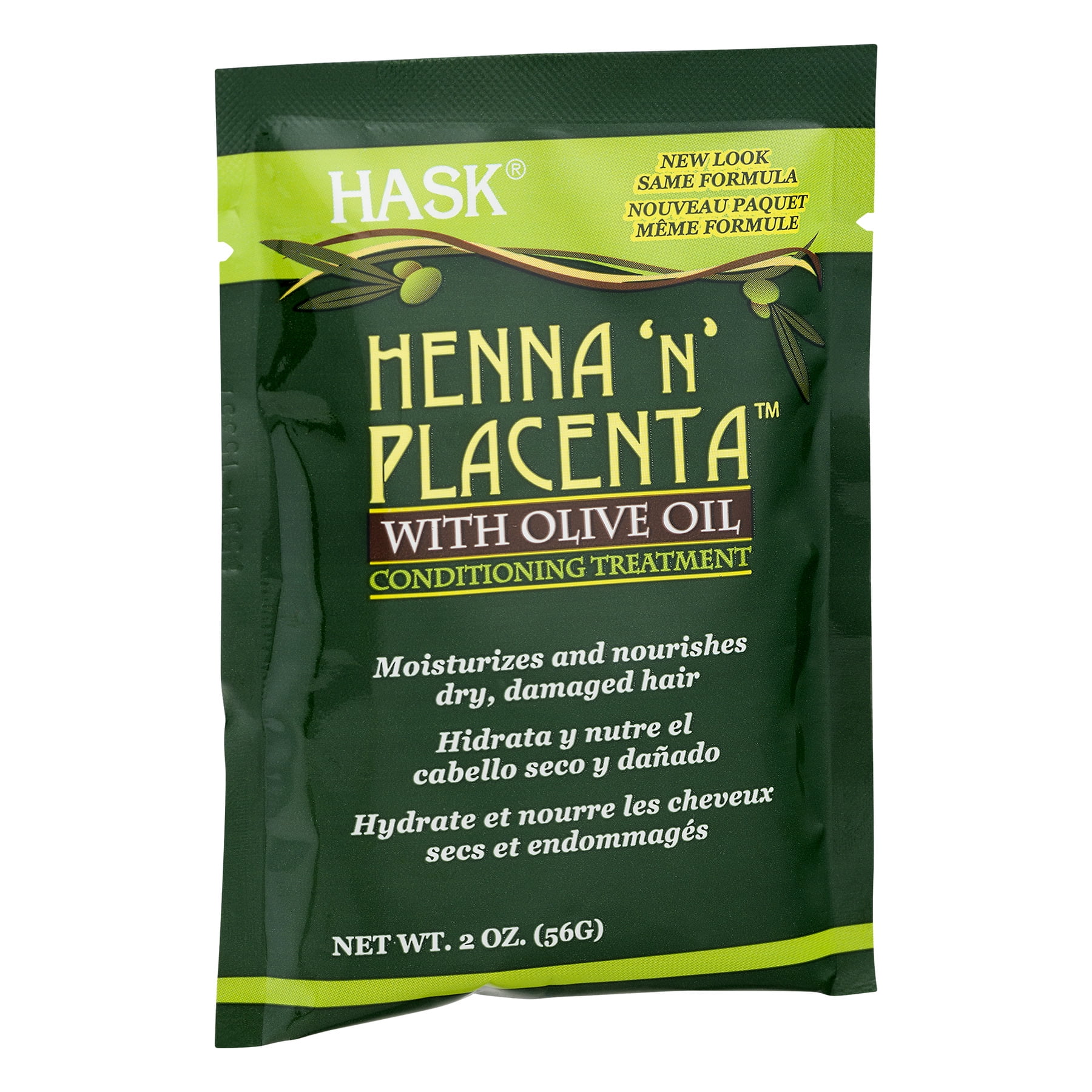 Hask Henna 'N' Placenta Conditioning Treatment With Olive