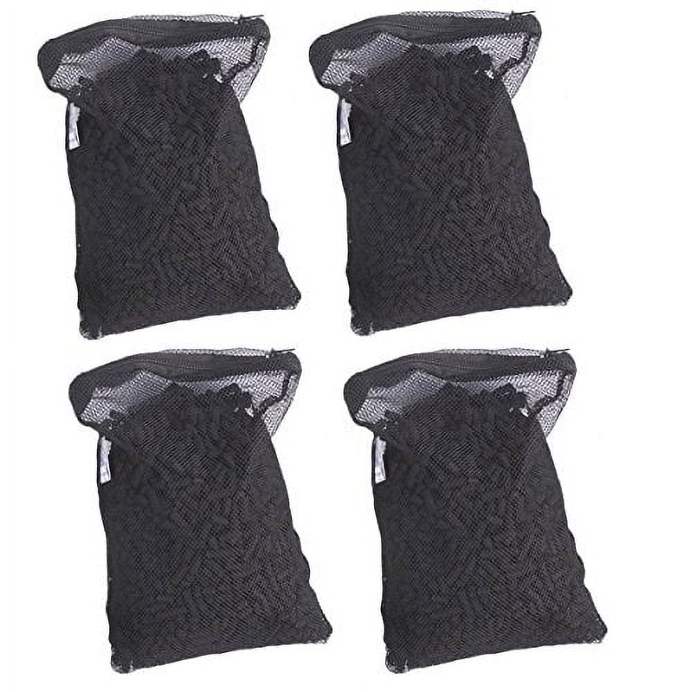 Activated Carbon Aquarium AQUAPAPA Activated Charcoal - 5 Lbs With Mesh Media Bags For Aquarium & Pond Filters Carbon Pellets