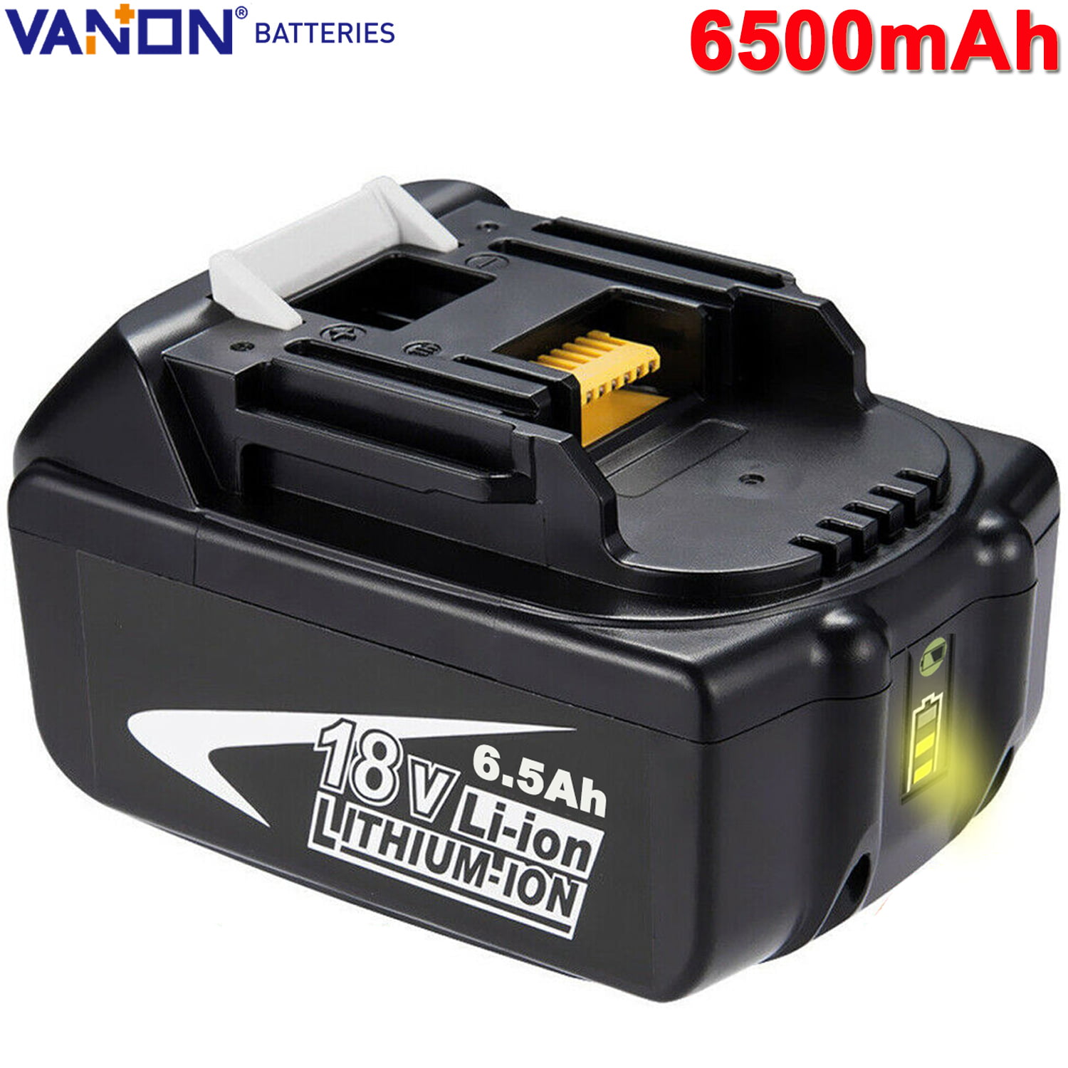 VANON BL1850 18V 5.0Ah Replacement for Makita 18V Batteries BL1850B BL1860 BL1830B BL1830 BL1840B BL1840 BL1835 BL1845 194205-3 LXT-400