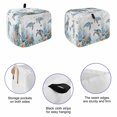 thumbnail image 5 of Sea Turtle Coastal Toaster Cover 2 Slice, Summer Beach Coral Ocean Blue Nautical Dustproof Bakeware Oven Protector with Top Hook, Waterproof Small Kitchen Appliance Toasters Dust Cover, 11"x6"x8", 5 of 9