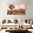 thumbnail image 2 of Elephant Stock Joshua Tree Patch Wall Art - Horizontal Multi Panel Canvas - Living Room Wall Decor - Floral And Botanical Multi Panel - Orange And Beige Decor - 74" x 48", 2 of 8