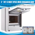 thumbnail image 5 of 2PCS HT-5 Way IP65 Mcb Breaker Box Distribution Protection Box, 5 of 5
