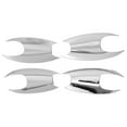 thumbnail image 1 of Protector de copa de la manija de la puerta del automóvil Unique Bargains para BMW X3 2018-2022 tono plateado cromado ABS 4 Pcs, 1 of 1