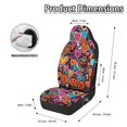 thumbnail image 6 of CHAQLIN Heart Graffiti Design, Full Wrapping Edge Removable Car Seat Covers Stretch Fit Universal Seat Covers for Cars for Automobile, 6 of 11